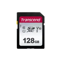 Карта пам'яті Transcend 128GB SDXC class 10 UHS-I U1 V10 (TS128GSDC300S) - Изображение 1