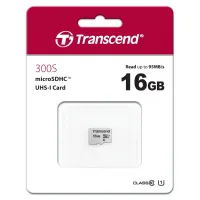 Карта пам'яті Transcend 16GB microSDHC class 10 UHS-I U1 (TS16GUSD300S) - 2