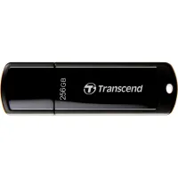 USB флеш накопичувач Transcend 256GB JetFlash 700 Black USB 3.1 (TS256GJF700) - 3