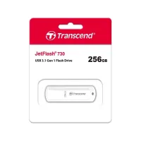USB флеш накопичувач Transcend 256GB JetFlash 730 White USB 3.1 (TS256GJF730) - 4
