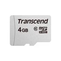 Карта пам'яті Transcend 4GB microSD class 10 (TS4GUSD300S) - 1
