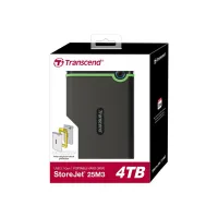 Зовнішній жорсткий диск 2.5" 4TB Transcend (TS4TSJ25M3S) - 3