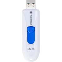 USB флеш накопичувач Transcend 512GB JetFlash 790 White USB 3.1 (TS512GJF790W) - 1