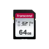 Карта пам'яті Transcend 64GB SDXC class 10 UHS-I U1 V10 (TS64GSDC300S) - 1