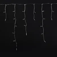 Гірлянда Twinkly Smart LED Icicle RGBW 190, BT+WiFi, Gen II, IP44 кабель проз (TWI190SPP-TEU) - 11