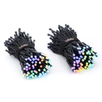 Гірлянда Twinkly Smart LED Strings RGBW 250, BT+WiFi, Gen II, IP44, кабель ч (TWS250SPP-BEU) - 2