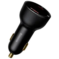 Зарядний пристрій Baseus Superme Digital Display PPS Dual Quick Charger Car Charger black (TZCCZX-01) - 3