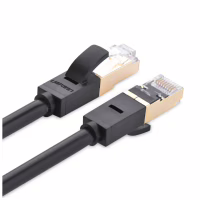 Патч-корд 5м, F/FTP cat 7 RJ-45 black Ugreen (U_11271) - Image 2