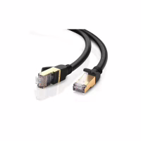 Патч-корд 5м, F/FTP cat 7 RJ-45 black Ugreen (U_11271) - Image 1