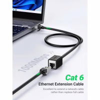 Патч-корд 0.5м F/UTP cat 6 RJ-45 extension black Ugreen (U_11278) - Image 2