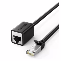 Патч-корд 0.5м F/UTP cat 6 RJ-45 extension black Ugreen (U_11278) - Image 1