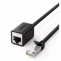 Патч-корд 1м, F/UTP cat 6 RJ-45 extension black Ugreen (U_11279) - Image 1