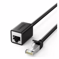 Патч-корд 2м, F/UTP cat 6 RJ-45 extension black Ugreen (U_11281) - Image 1