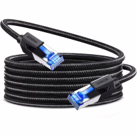 Патч-корд 1.5м, S/FTP cat 7 RJ-45 COPPER black Ugreen (U_80430) - Image 2