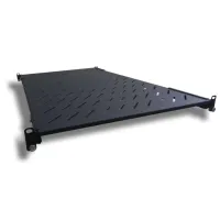 Полка 19" Hypernet 1U глуб. 600мм, в шкафы глубиной 800мм, цвет черный (U-FS-80-BLACK) - 1