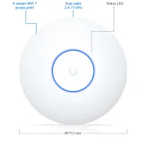Точка доступу Wi-Fi Ubiquiti UniFi U7 Lite (U7-Lite) - 8