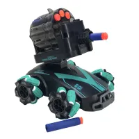 Радіокерована іграшка UFT Дрифтова машинка Танк-всюдихід Стріляє м'якими дротиками з підсвічуванням (UFTGC3) - 3