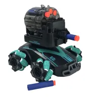 Радіокерована іграшка UFT Дрифтова машинка Танк-всюдихід Стріляє м'якими дротиками з підсвічуванням (UFTGC3) - 5