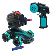 Радіокерована іграшка UFT Дрифтова машинка Танк-всюдихід Стріляє м'якими дротиками з підсвічуванням (UFTGC3) - 1