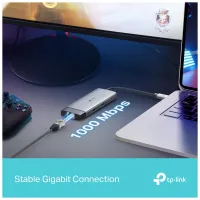 Концентратор TP-Link USB 3.0 6-in-1 2xUSB 3.0 + 1xUSB-C + 1xHDMI + 1xRJ45 + PD 100W (UH6120C) - 8