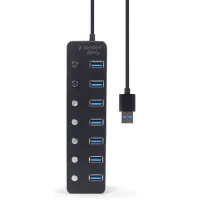 Концентратор Gembird USB 3.0 7 ports (UHB-U3P7P-01) - 4