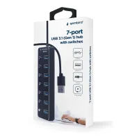 Концентратор Gembird USB 3.0 7 ports (UHB-U3P7P-01) - 5