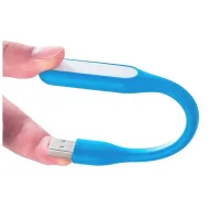 Лампа USB Optima LED, гнучка, 2 шт, синій (UL-001-BLU2) - 2