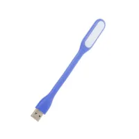 Лампа USB Optima LED, гнучка, синій (UL-001-BLU) - 1