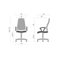 Офісне крісло Примтекс плюс Ultra Chrome C-11 - 4