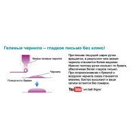 Ручка гелева UNI Signo 0,7 мм синій (UM-120.Blue) - Зображення 2