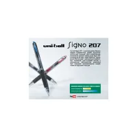 Ручка гелевая UNI автоматическая Signo 207 синий 0,5 мм (UMN-207.(05).Blue) - Изображение 4