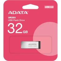 USB флеш накопичувач ADATA 32GB UR350 Silver-Black USB 3.2 (UR350-32G-RSR/BK) - Зображення 5
