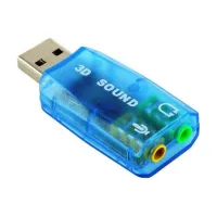 Звукова плата Dynamode USB 6(5.1) blue (USB-SOUNDCARD2.0 blue) - 2