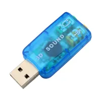Звукова плата Dynamode USB 6(5.1) blue (USB-SOUNDCARD2.0 blue) - 3