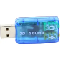 Звукова плата Dynamode USB 6(5.1) blue (USB-SOUNDCARD2.0 blue) - 1