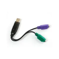 Перехідник Dynamode USB 1.1 A Male - 2*PS/2 (USB to PS/2) - 1