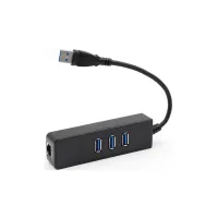 Концентратор Dynamode USB 3.0 Type-A - RJ45 Gigabit Lan, 3*USB 3.0 (USB3.0-Type-A-RJ45-HUB3) - 2