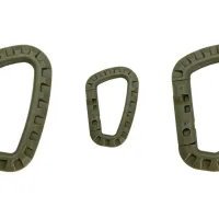 Карабін туристичний Tramp Набір 3 шт пластикових Green (UTRA-304-green) - 3