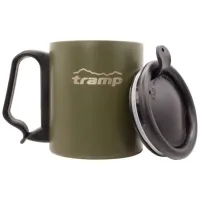 Чашка туристична Tramp з поїлкою і защіпкою 350 мл Olive (UTRC-020-olive) - 2