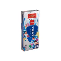 Ручка шариковая Unimax Trio, черная (UX-104-01) - Изображение 3