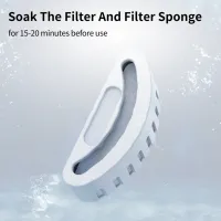 Універсальний посуд для тварин Uahpet Поїлка Glow Wireless Pet Fountain (UYSJ05QD) - 10