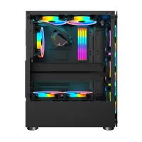 Корпус для ПК 1stPlayer V2-A-BK-4F1 - 3