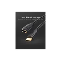 Кабель мультимедийный HDMI M to HDMI F 1.0m black Vention (VAA-B06-B100) - Изображение 2