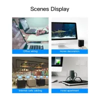 Патч-корд 5м, RJ-45 cat 5e UTP blue Vention (VAP-A10-S500) - Зображення 5