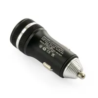 Зарядний пристрій Vinga QC3.0 + PD Quick Car Charger aluminium 36W Max black (VCCQPAC) - 5