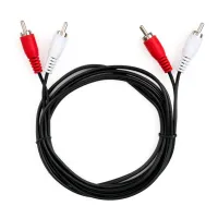 Кабель мультимедійний 2xRCA M to 2xRCA M 1.8m Vinga (VCP2RCA1.8) - 2