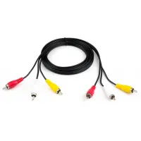 Кабель мультимедійний 3xRCA M to 3xRCA M 1.8m Vinga (VCP3RCA1.8) - 2