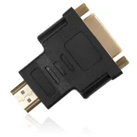 Перехідник HDMI AM to DVI 24+5 F Vinga (VCPAHDMIM2DVIFBK) - 3