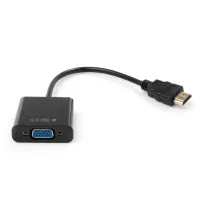 Перехідник HDMI M to VGA F 0.15m 1080p black Vinga (VCPAHDMIM2VGAFBK) - 3