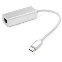 Перехідник USB-C to RJ45 Ethernet 1000Mbps aluminium Vinga (VCPATC2GBLNS) - 2